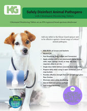 गैलरी व्यूवर में इमेज लोड करें, (KENNEL SANITIZER, DISINFECTANT & DEODORIZER TABLETS) Sprayer Tablets For Klean Guard Pro-X & Mini Smart Sprayer