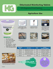 गैलरी व्यूवर में इमेज लोड करें, (KENNEL SANITIZER, DISINFECTANT & DEODORIZER TABLETS) Sprayer Tablets For Klean Guard Pro-X & Mini Smart Sprayer