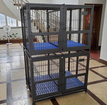 गैलरी व्यूवर में इमेज लोड करें, 43 "आयरन डबल डोर केज और फर्श में *मुफ्त शिपिंग *