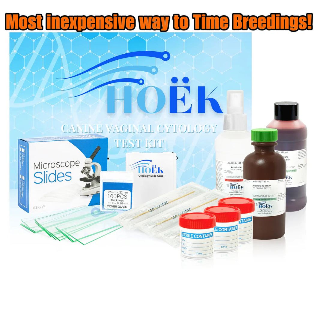 *NEW* HOËK Canine Vaginal Cytology Test Kit (Time Breedings)