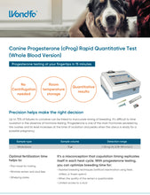 Charger l&#39;image dans la galerie, (Wondfo) Branches de test du sang total de la progestérone (25 comptes)
