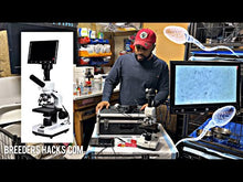 Charger et lire la vidéo dans la visionneuse de la Galerie, * Grade vétérinaire * Microscope d&#39;analyse du sperme canin avec formation gratuite
