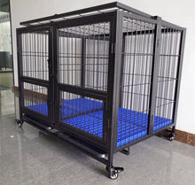 Load image into Gallery viewer, 43”in iron double door cage &amp; Floors *FREE SHIPPING*
