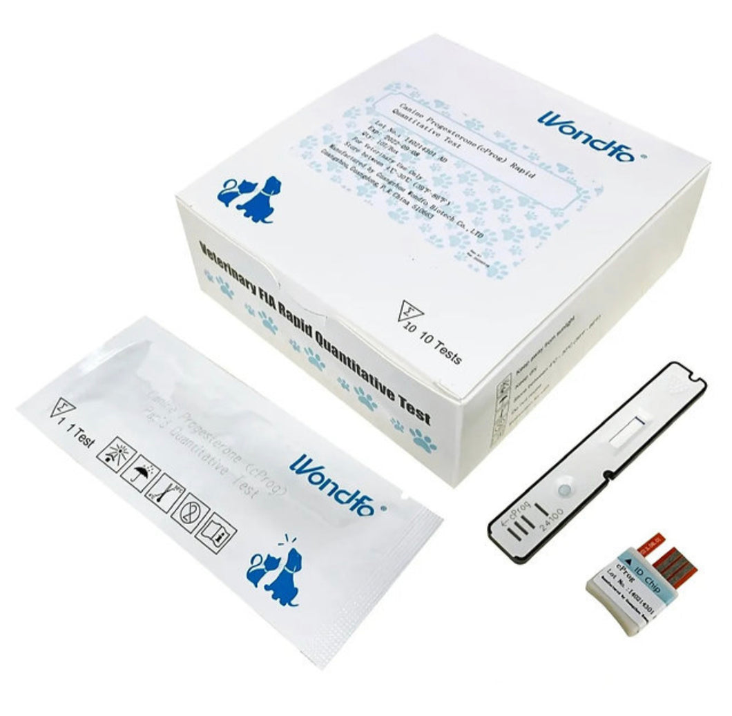 (No longer selling, No longer Supported or used by Breeders Hacks!) (Wondfo) progesterone (Serum/Plasma) Test strips