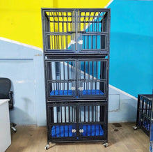 Load image into Gallery viewer, 43”in iron double door cage &amp; Floors *FREE SHIPPING*
